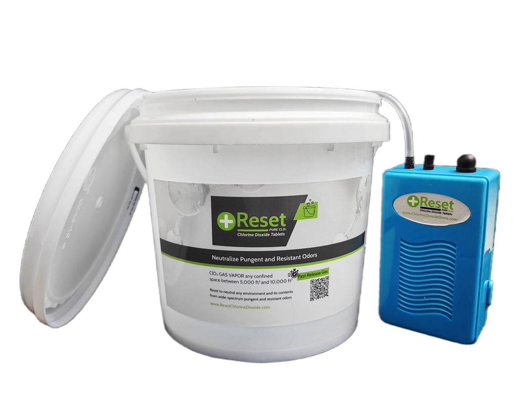 Reset 3.5-gallon activation bucket with lid and Reset aerator
