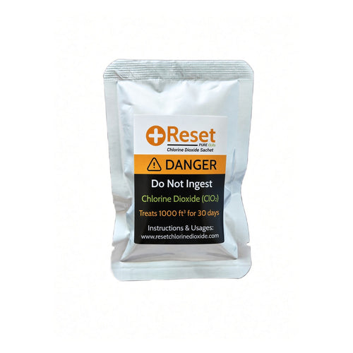 Reset Slow Release sachet — treats 1,000 ft³ for 30 days